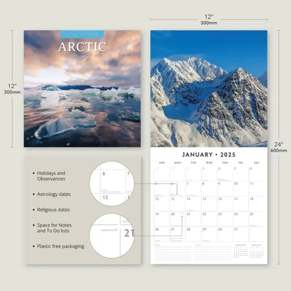 2025 Arctic Calendar