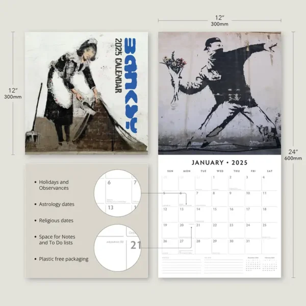 2025 Banksy Calendar