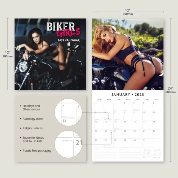 2025 Biker Girls Calendar