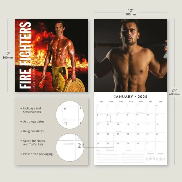 2025 Fire Fighters Calendar