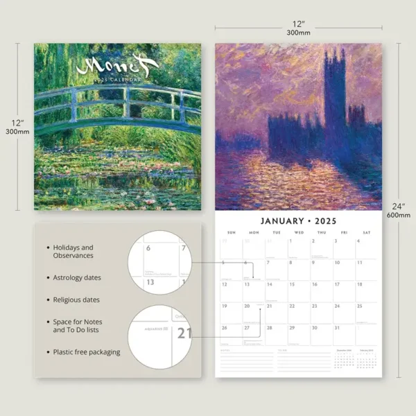 2025 Monet Calendar