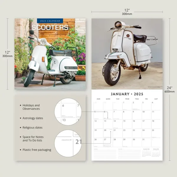 2025 Scooters Calendar