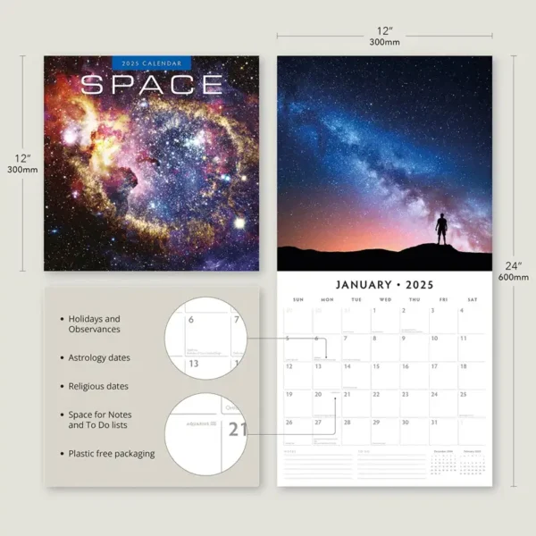 2025 Space Calendar