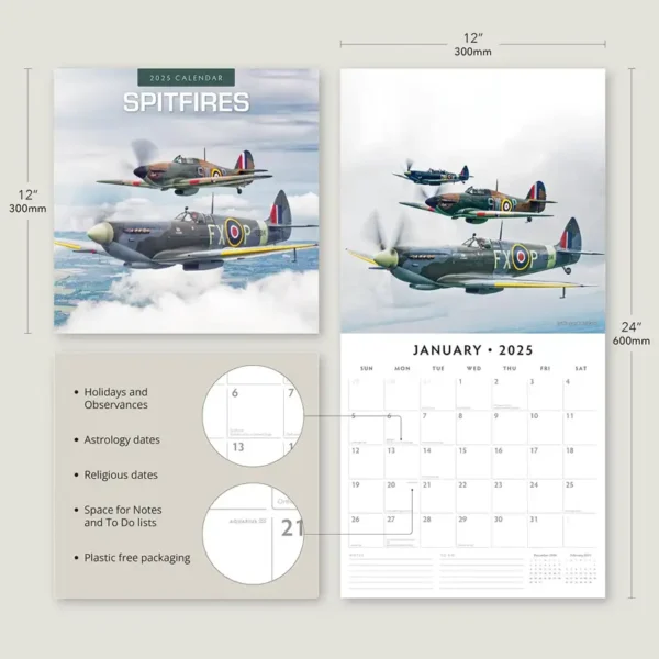 2025 Spitfires Calendar