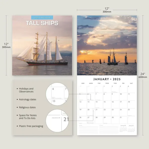 2025 Tall Ships Calendar