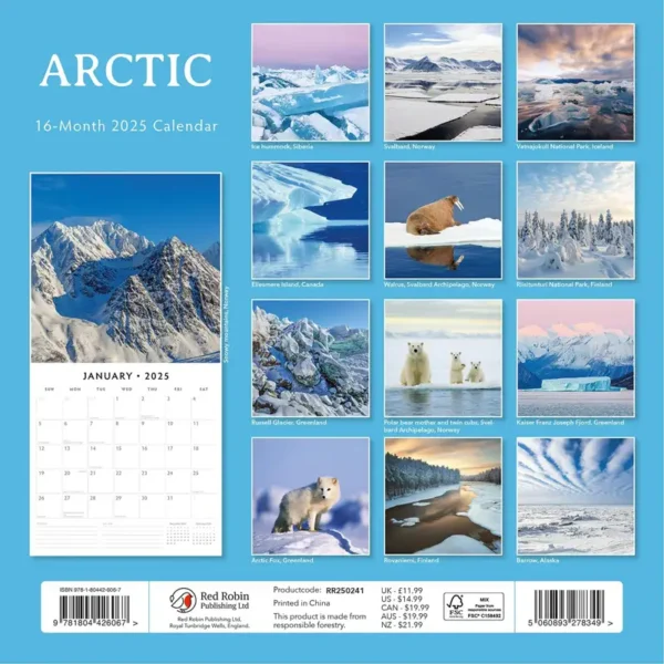 Arctic 2025 Calendar