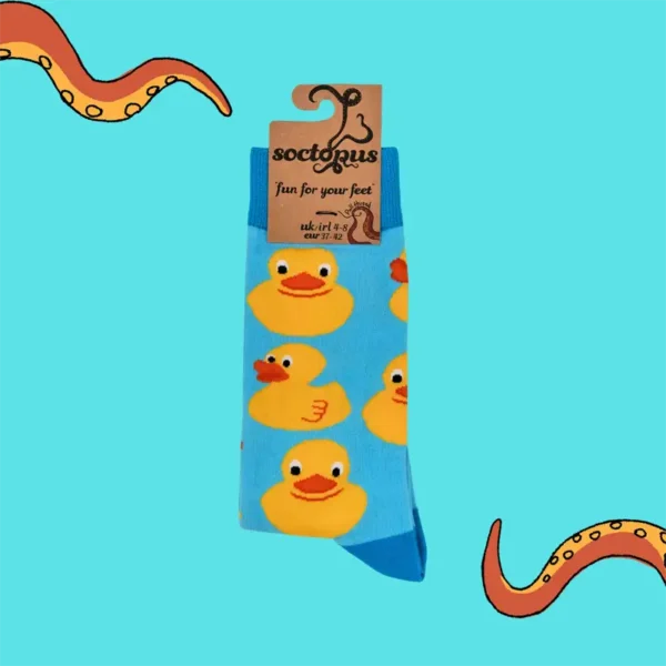 Soctopus Rubber Duck Socks