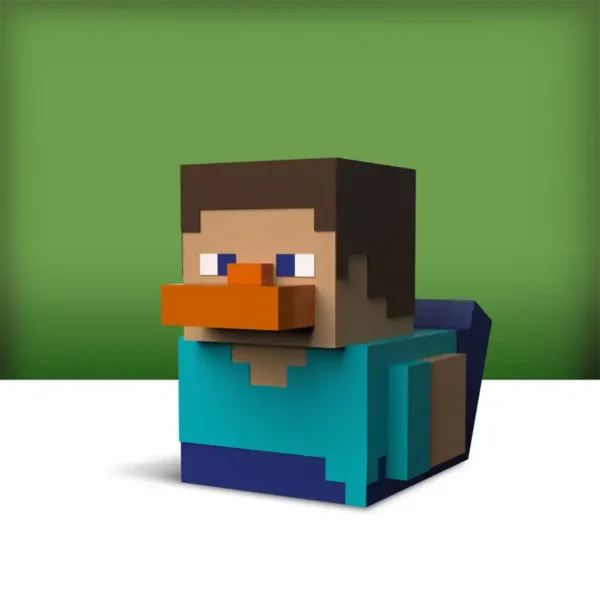 Minecraft Steve rubber Duck Mini