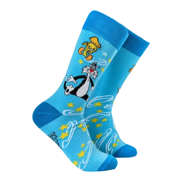 Sylvester and Tweety Socks