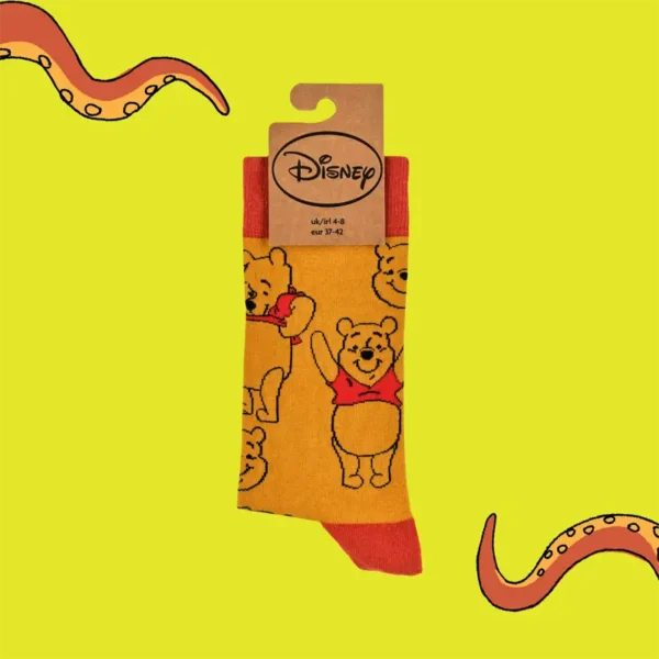 Winnie The Poo Soctopus Socks