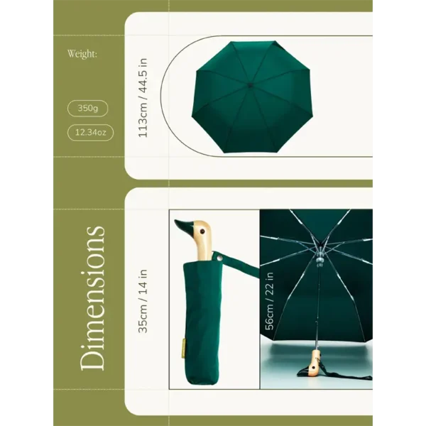 Original Duckhead Forest Green Brolly