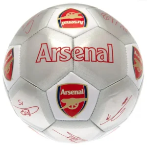 Arsenal FC Signature Silver Football