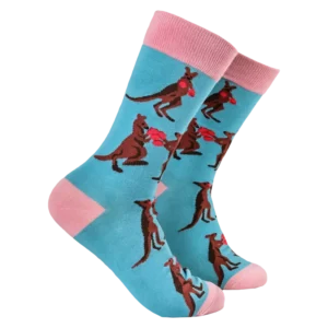 Boxing Kangaroo Socks