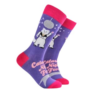 Caturday Night Fever Socks