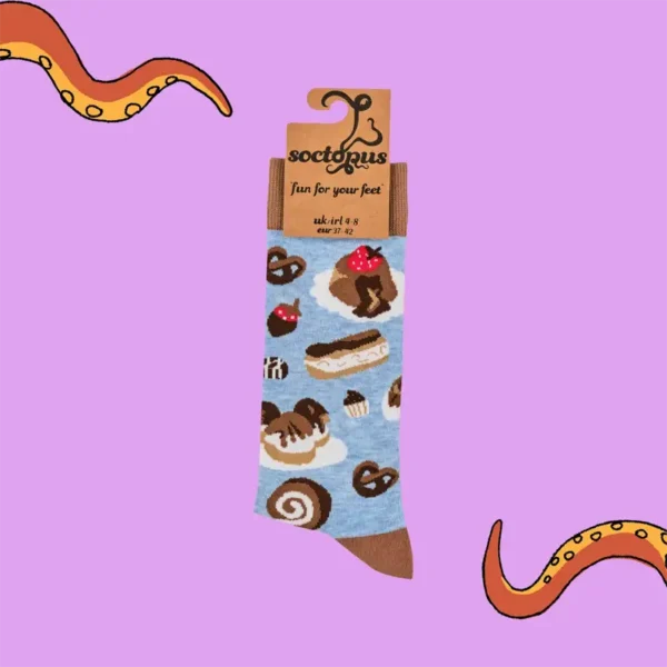 Chocolate Soctopus Socks