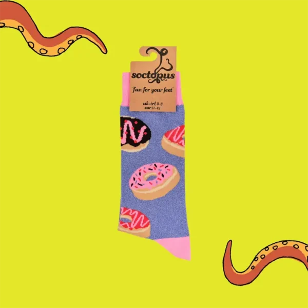 Doughnuts Soctopus Socks