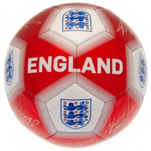 Englad FA Red and White Signature Football