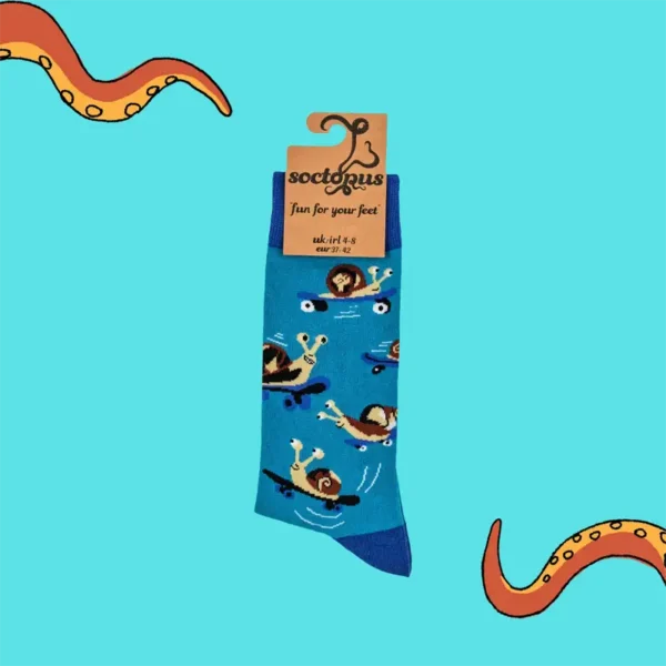 Snail Soctopus Socks