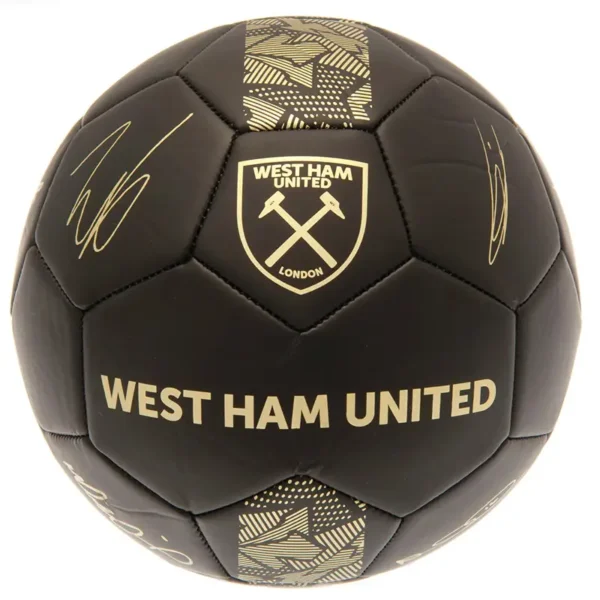 West Ham FC Signature Gold Football