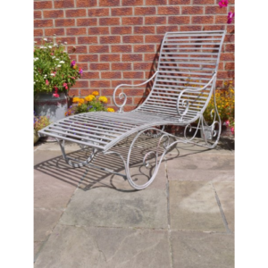Antique Grey Lounger
