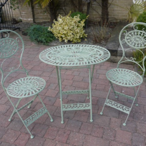 Rustic Sage Oval Bistro Set